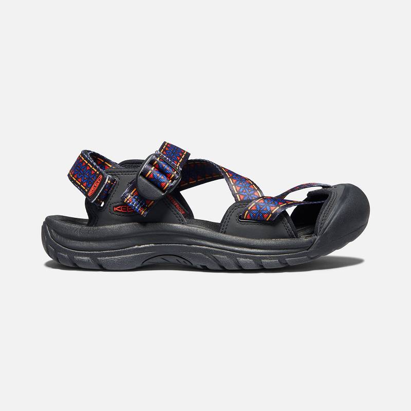 Keen Zerraport II Trekkingsandalen Damen DE-92513 Flower Of Life Ii - Keen Damenschuhe Schwarz